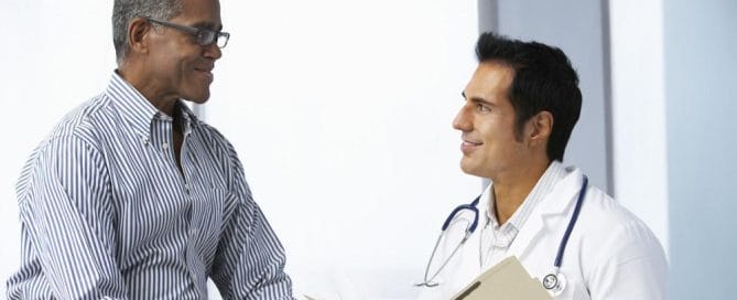 doctor consult with his patient