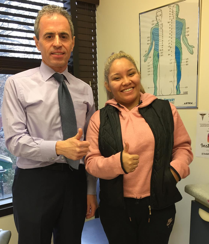 Happy Back Pain Patient NJ